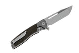 Sharp By Design Mini Evo - M390 Harpoon Point Blade - Green Micarta Inlay - Titanium Handle Knives - Tophatter Daily Deals