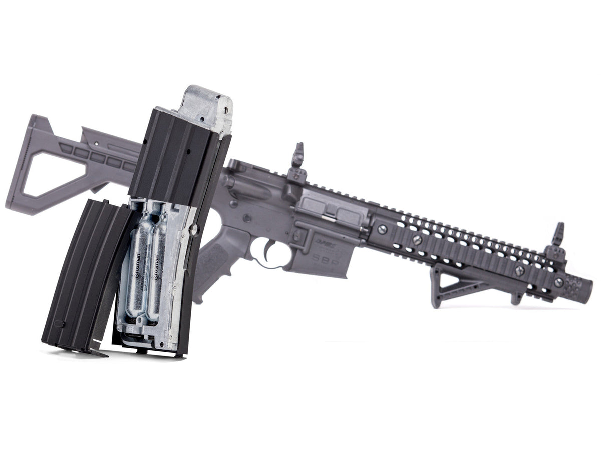Crosman DPMS SBR Full-Auto BB Air Rifle with Red Dot Sight - Tophatter Daily Deals