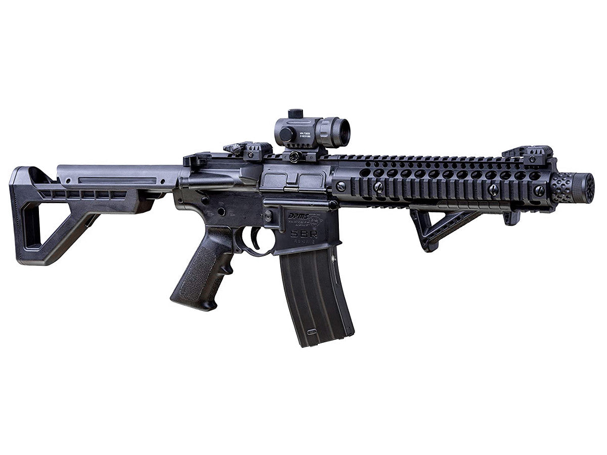 Crosman DPMS SBR Full-Auto BB Air Rifle with Red Dot Sight - Tophatter Daily Deals