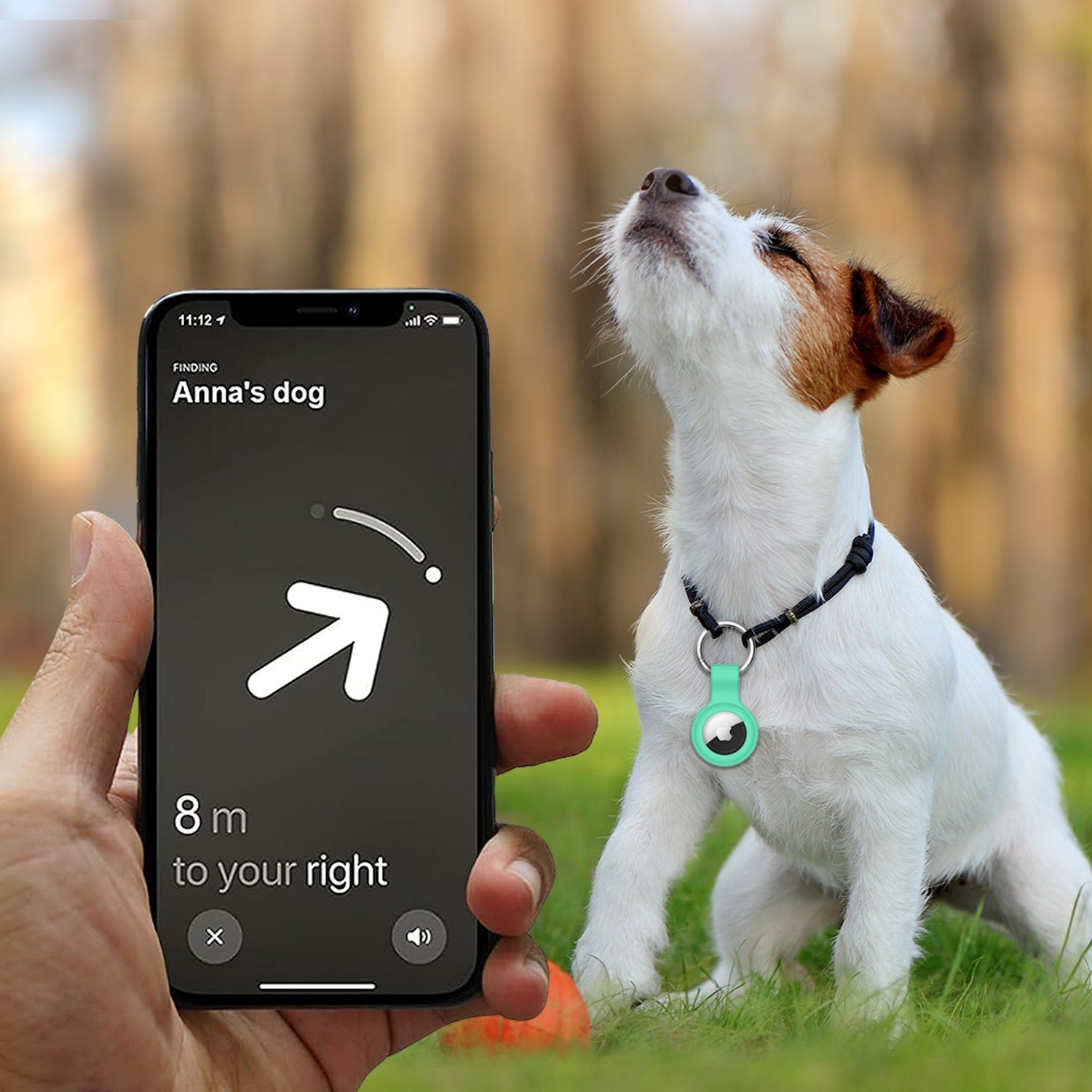 6-Pack: Protective Leather Airtag Holder Tracker Cover with Loop Key Ring Apple AirTag Case - Tophatter Daily Deals