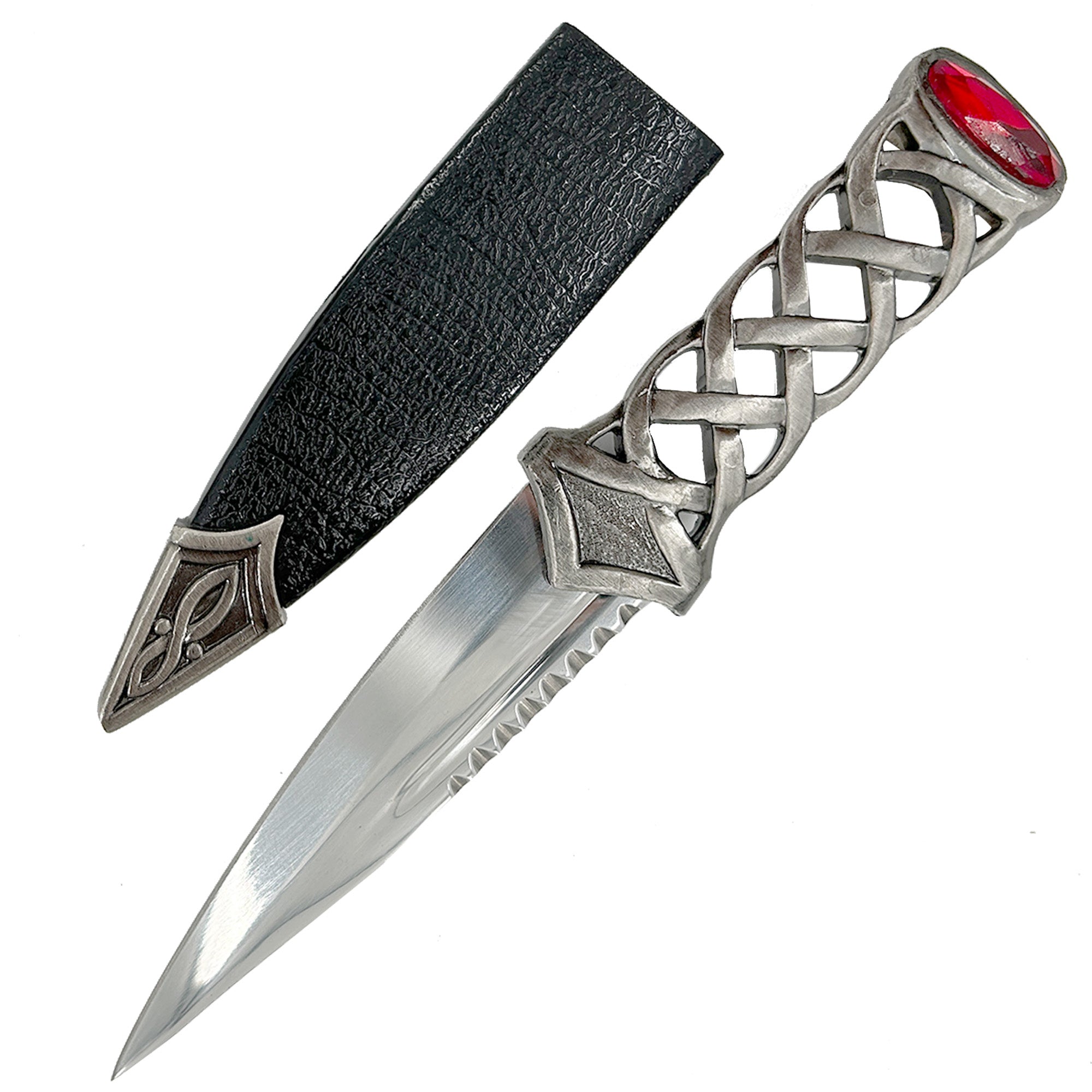Scottish Gaelic Sgain Dubhs Celtic Dagger Knife knives - Tophatter Daily Deals