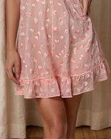 Abstract Love Heart Print Sleep Dress Avidlove-Dresses - Tophatter Daily Deals