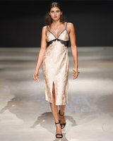 Butterfly Jacquard Slip Dress Champagne Avidlove-Nightgown - Tophatter Daily Deals