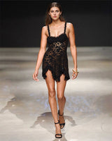 Black Lace Mini Dress Avidlove-Dresses - Tophatter Daily Deals