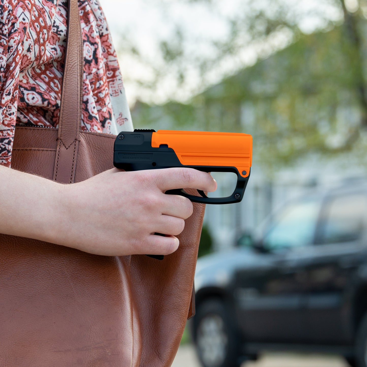 Aim and Fire Pepper Gel with Trigger and Grip Deployment Pepper Gun - Tophatter Daily Deals