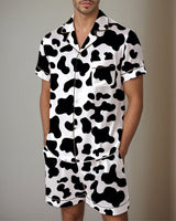 Men Music Theme Graffiti Satin Pajama Set PAT3 Avidlove-Nightgown - Tophatter Daily Deals