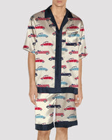 Men Dotted Stripes Satin Pajama Set PAT2 Avidlove-Nightgown - Tophatter Daily Deals