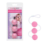 First Time Love Balls Triple Lover Pink Kegel Balls Set 1.25 Inch Each with Retrieval Loop > Sex Toys For Ladies > Kegel Exercise - Tophatter Daily Deals