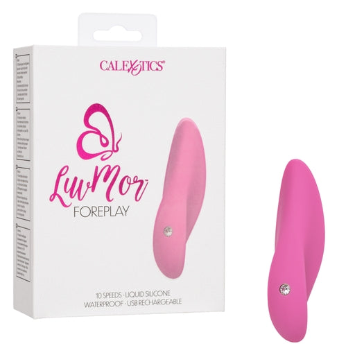 LuvMor Foreplay Pink Liquid Silicone 10 Speed Vibrator > Vibrators > Mini Vibrators - Tophatter Daily Deals