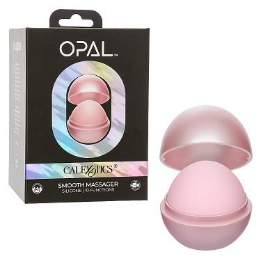 Opal Smooth Massager Pink Silicone with 10 Vibration Functions and Travel Case > Sex Toys > Mini Massagers - Tophatter Daily Deals