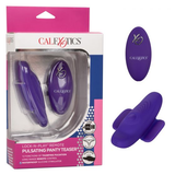 Lock-N-Play Remote Pulsating Panty Teaser Wireless Silicone Vibrator with Mini Remote Control in Purple > Sex Toys For Ladies > Panty Vibes - Tophatter Daily Deals