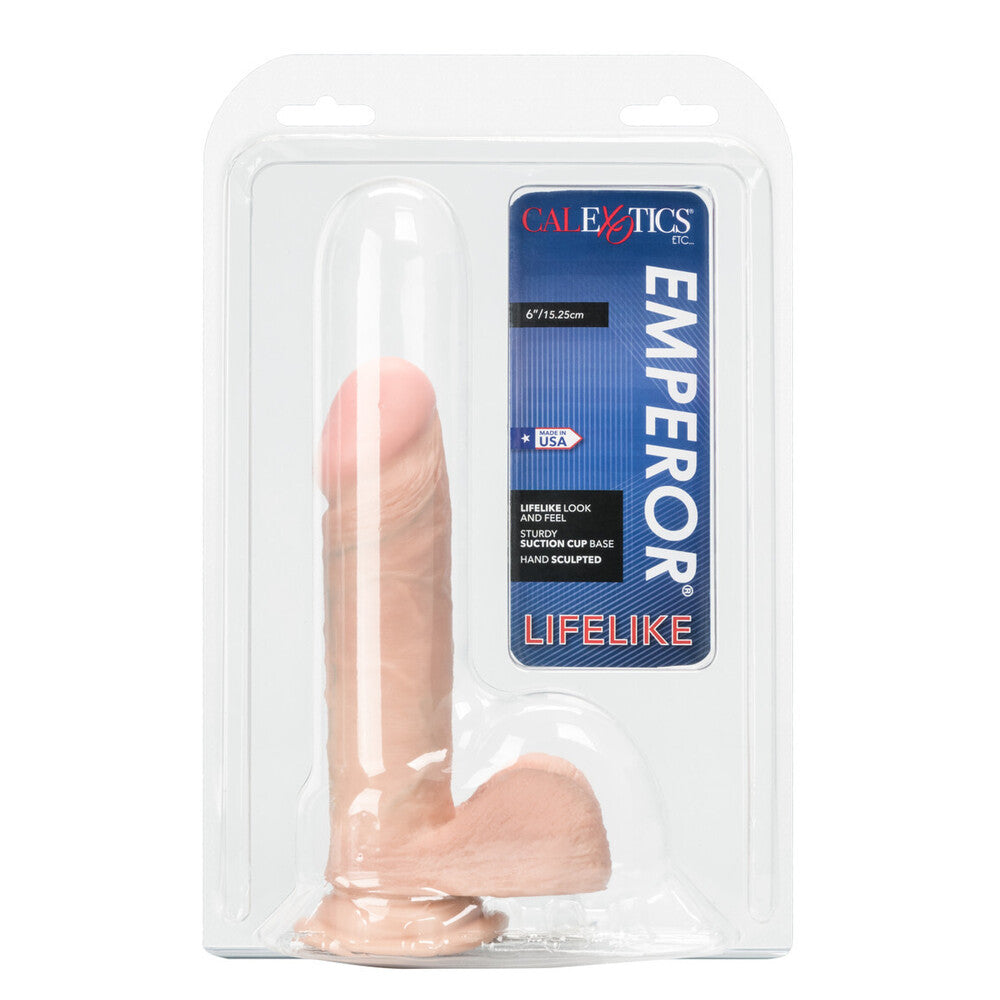 Emperor 6 Inch Life-Like Dildo – Realistic Textured Dildo > Dildos > Realistic Dildos - Tophatter Daily Deals
