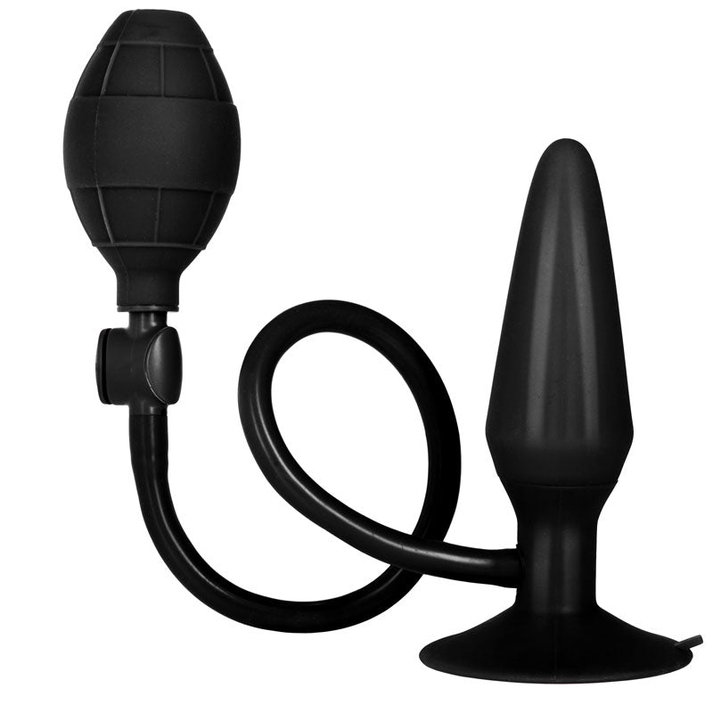 Booty Call Pumper Medium – Inflatable Silicone Anal Plug with Suction Base > Anal Range > Tunnel and Stretchers - Tophatter Daily Deals