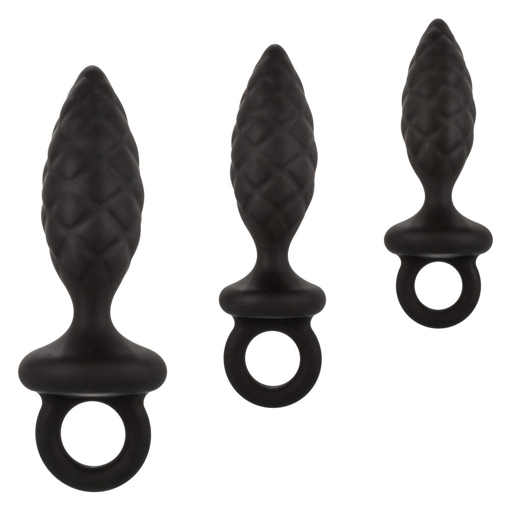 Silicone Anal Probe Kit – 3 Piece Graduated Anal Plug Set > Anal Range > Butt Plug Kits - Tophatter Daily Deals