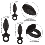 Silicone Anal Probe Kit – 3 Piece Graduated Anal Plug Set > Anal Range > Butt Plug Kits - Tophatter Daily Deals