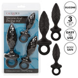 Silicone Anal Probe Kit – 3 Piece Graduated Anal Plug Set > Anal Range > Butt Plug Kits - Tophatter Daily Deals