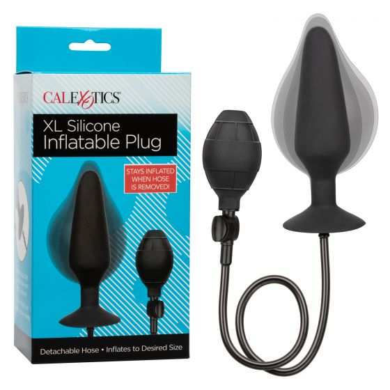 CalExotics XL Silicone Inflatable Plug – Inflatable Anal Plug with Detachable Hose and Squeeze Bulb > Anal Range > Tunnel and Stretchers - Tophatter Daily Deals