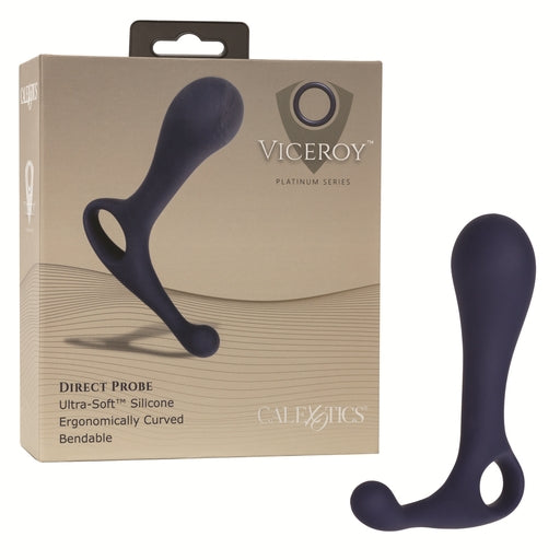 Viceroy Direct Probe Ultra-Soft Silicone Ergonomically Curved Bendable 4.75 x 3.5 Inch > Anal Range > Prostate Plugs - Tophatter Daily Deals