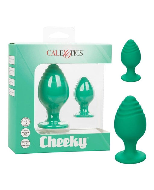 Cheeky Butt Plug Duo (Green) – Playful Butt Plug Set > Anal Range > Butt Plug Kits - Tophatter Daily Deals