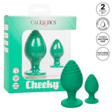 Cheeky Butt Plug Duo (Green) – Playful Butt Plug Set > Anal Range > Butt Plug Kits - Tophatter Daily Deals
