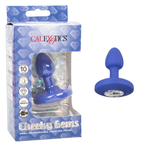Cheeky Gems Small Rechargeable Vibrating Probe – Flexible Silicone Vibrator > Anal Range > Vibrating Butt Plugs - Tophatter Daily Deals