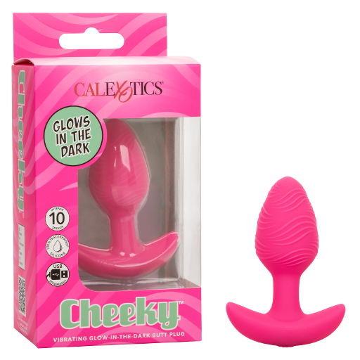 Cheeky Vibrating Glow in the Dark Butt Plug > Anal Range > Vibrating Butt Plugs - Tophatter Daily Deals