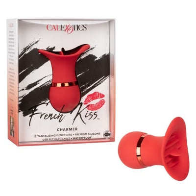 Tantalize French Kiss Charmer – Compact Flickering Tongue Teaser Vibrator > Vibrators > Ladies > Clitoral Vibrators and Stimulators - Tophatter Daily Deals