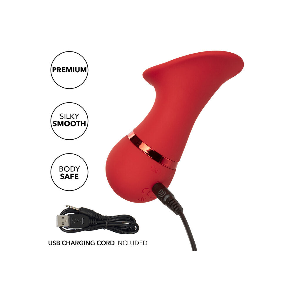 French Kiss Seducer – Compact Massager with 12 Functions Vibrator > Sex Toys For Ladies > Clitoral Vibrators and Stimulators - Tophatter Daily Deals