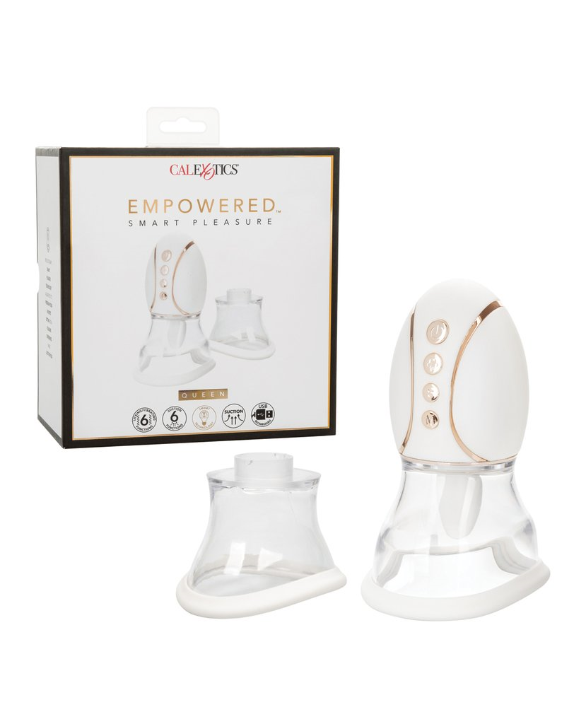 Empowered Smart Pleasure Queen – Suction and Vibrating Clitoral Stimulator > Sex Toys For Ladies > Clitoral Vibrators and Stimulators - Tophatter Daily Deals