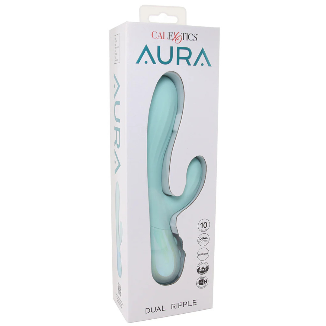 Aura Dual Ripple – Dual Stimulation Vibrator > Vibrators > Ladies > Rabbit - Tophatter Daily Deals