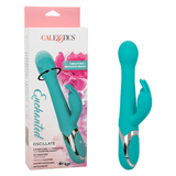 CalExotics Enchanted Oscillate Teal with Thrusting and Rotating, Rechargeable, Waterproof Silicone, 8.5 Inches > Vibrators > Ladies > Rabbit - Tophatter Daily Deals