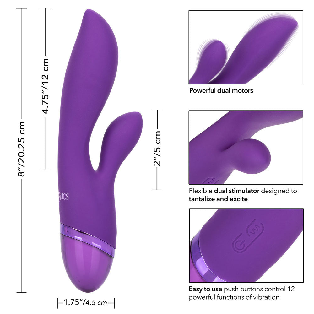 Aura Dual Lover – Rechargeable Dual Stimulation Vibrator > Vibrators > Ladies > Rabbit - Tophatter Daily Deals