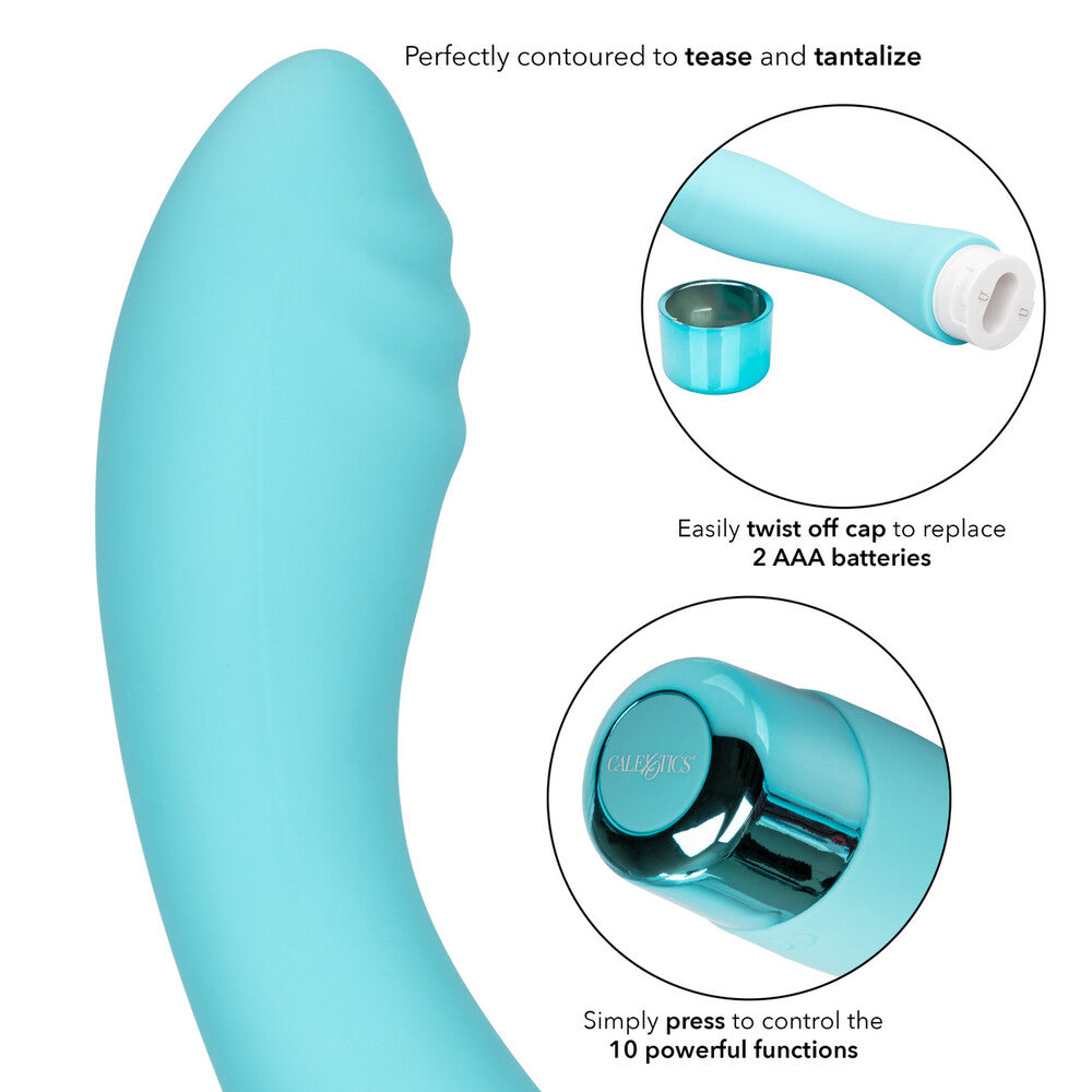 Eden Ripple – Waterproof 6 Inch Silicone G-Spot Vibrator > Vibrators > G-Spot - Tophatter Daily Deals