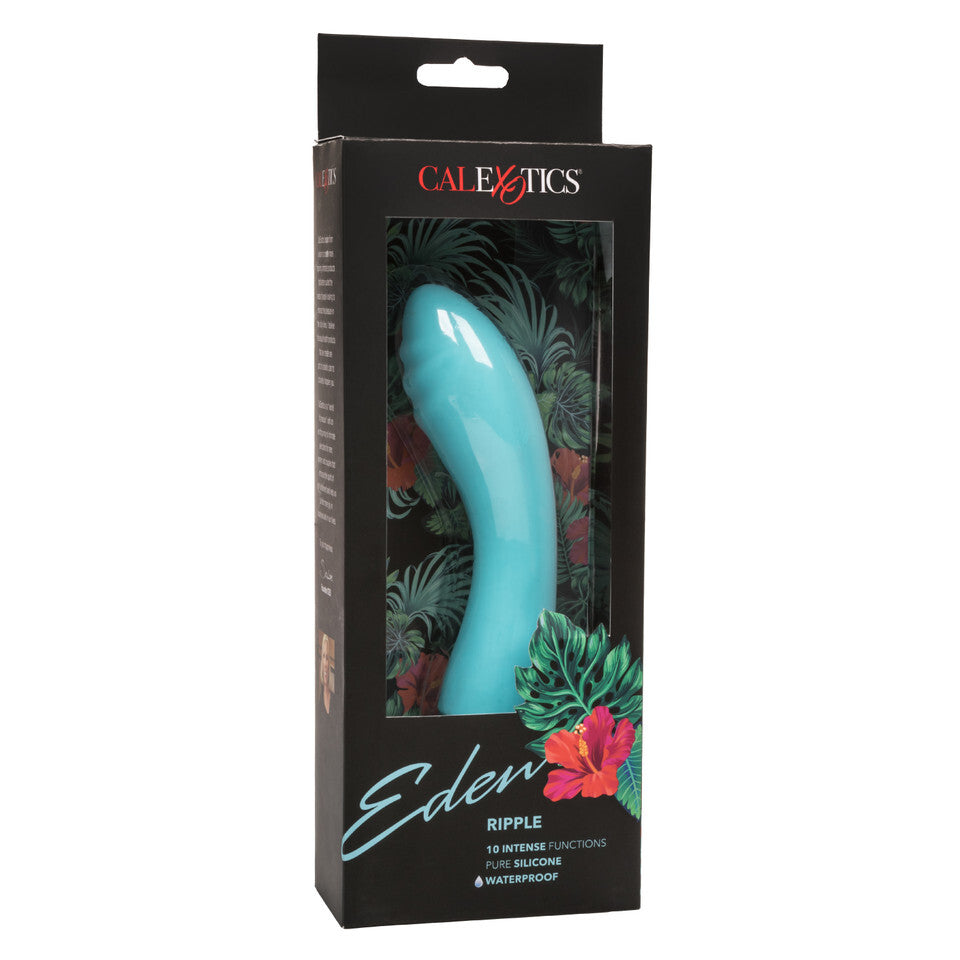 Eden Ripple – Waterproof 6 Inch Silicone G-Spot Vibrator > Vibrators > G-Spot - Tophatter Daily Deals