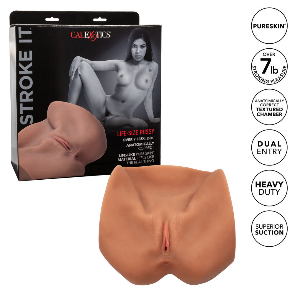 Stroke It Life Size Pussy – Realistic Life-Size Male Masturbator Toy > Sex Toys For Men > Assbators - Tophatter Daily Deals