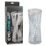 Cyclone Dual Ribbed Stroker XL Transparent Easy Grip Multi-Chambered Stroker > Sex Toys For Men > Masturbators > Manual - Tophatter Daily Deals