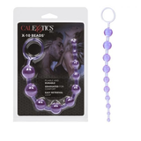 X-10 Beads Purple Graduated Anal Pleasure Beads with Easy Retrieval Loop and Smooth Jelly Finish > Anal Range > Anal Beads - Tophatter Daily Deals
