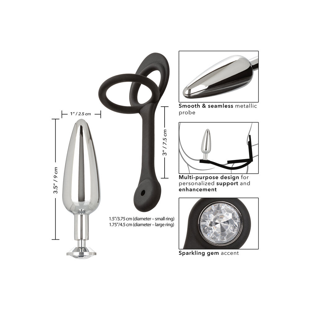 Star Fucker Anal Plug And Adjustable Silicone Cock Ring > Anal Range > Prostate Plugs - Tophatter Daily Deals