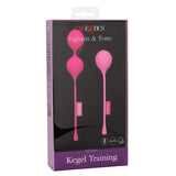 Cal Exotics Kegel Training 2-Piece Set Pink Silicone Weights 25g and 45g for Pelvic Floor Strengthening > Sex Toys For Ladies > Kegel Exercise - Tophatter Daily Deals