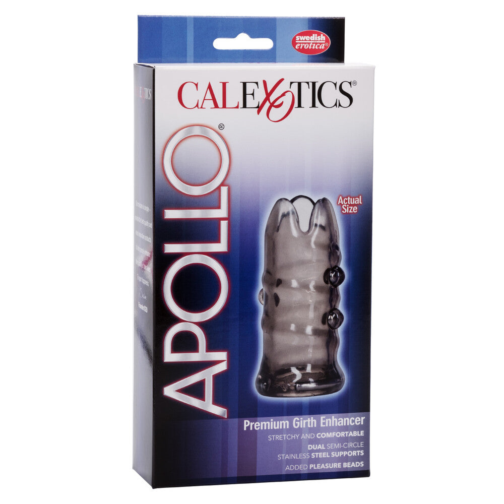 Apollo Premium Girth Enhancer Sleeve (Smoke) – 3.5 Inch Sleeve > Sex Toys For Men > Penis Sleeves - Tophatter Daily Deals