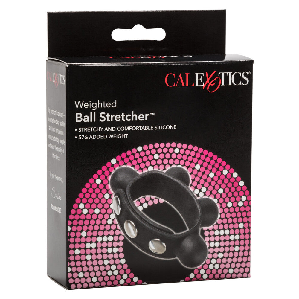 Weighted Ball Stretcher Cock Ring – Silicone Adjustable Ball Stretcher > Sex Toys For Men > Ball Stretchers - Tophatter Daily Deals