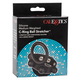 Medium Weighted Penis Ring and Ball Stretcher – Silicone Constriction Device > Sex Toys For Men > Ball Stretchers - Tophatter Daily Deals