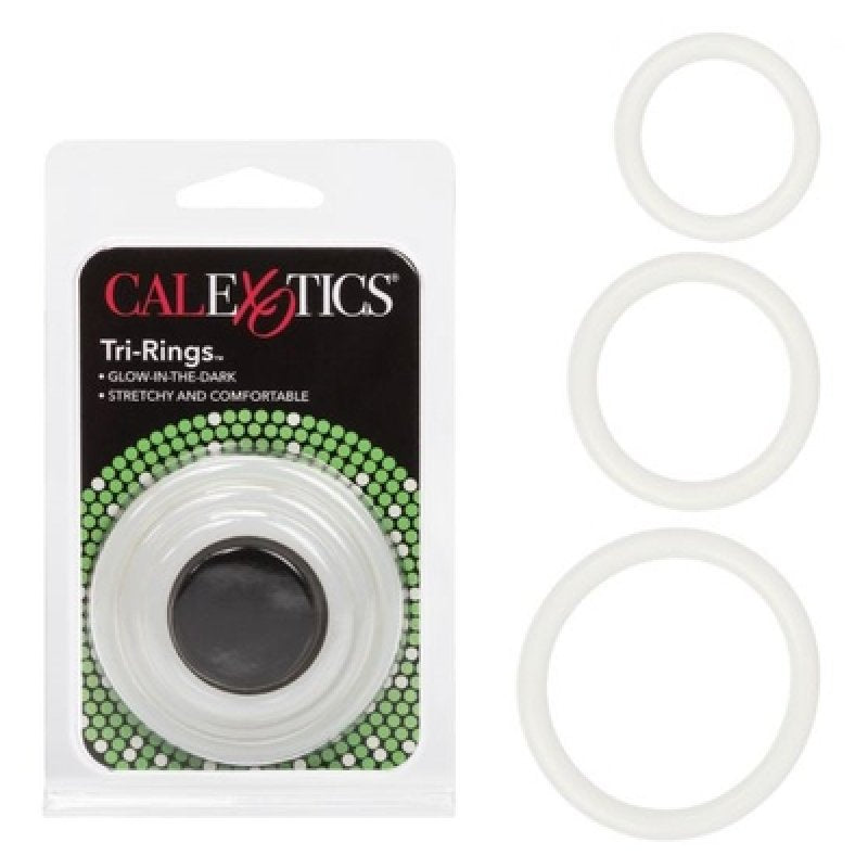 Tri-Rings Glow In The Dark – Erection Enhancer Rings > Cock Ring > Sets - Tophatter Daily Deals