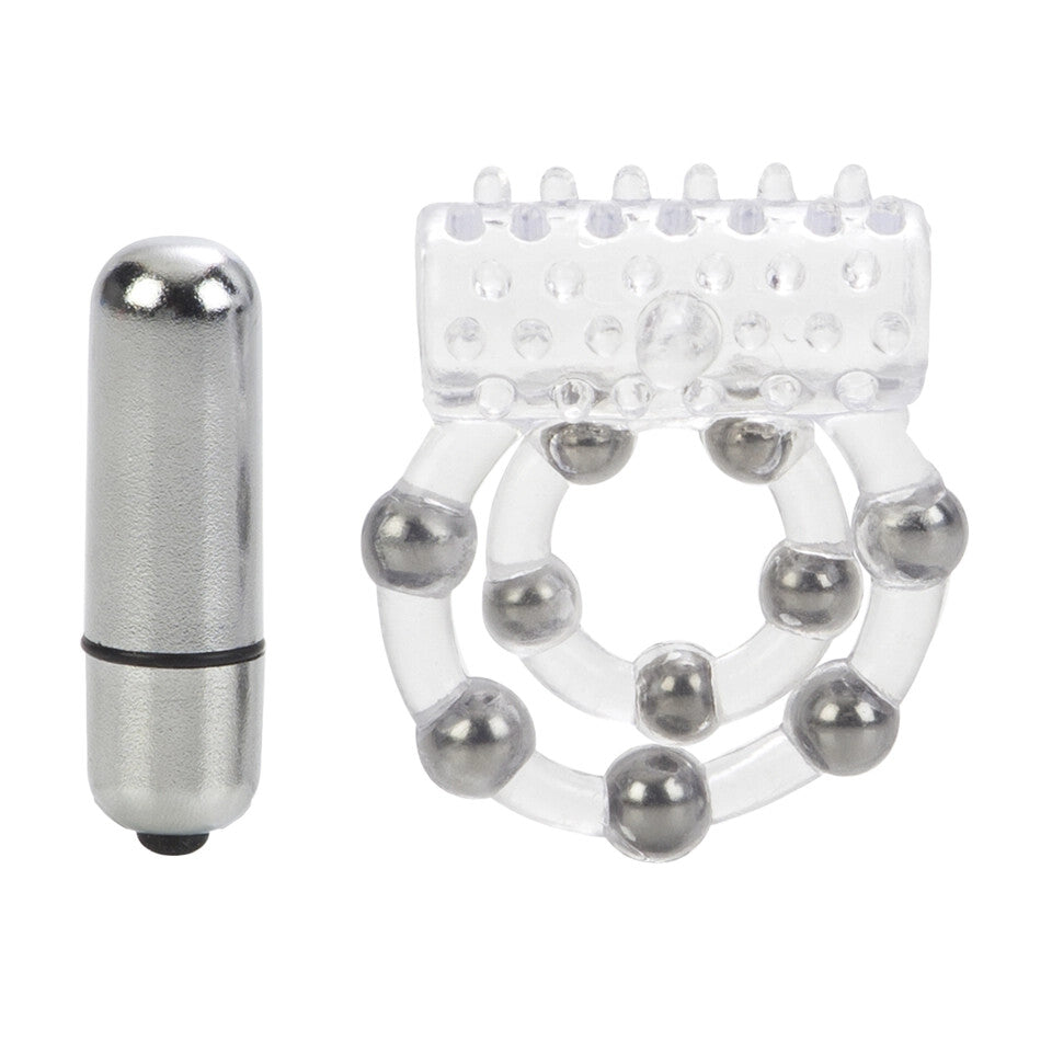 Maximus Waterproof Enhancement Ring with 10 Stroker Beads – Cock Ring > Cock Ring > Single - Tophatter Daily Deals
