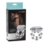 Maximus Waterproof Enhancement Ring with 10 Stroker Beads – Cock Ring > Cock Ring > Single - Tophatter Daily Deals