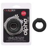 Alpha Liquid Silicone Optimum Ring Ultra Stretchy Black Size Medium > Cock Ring > Single - Tophatter Daily Deals