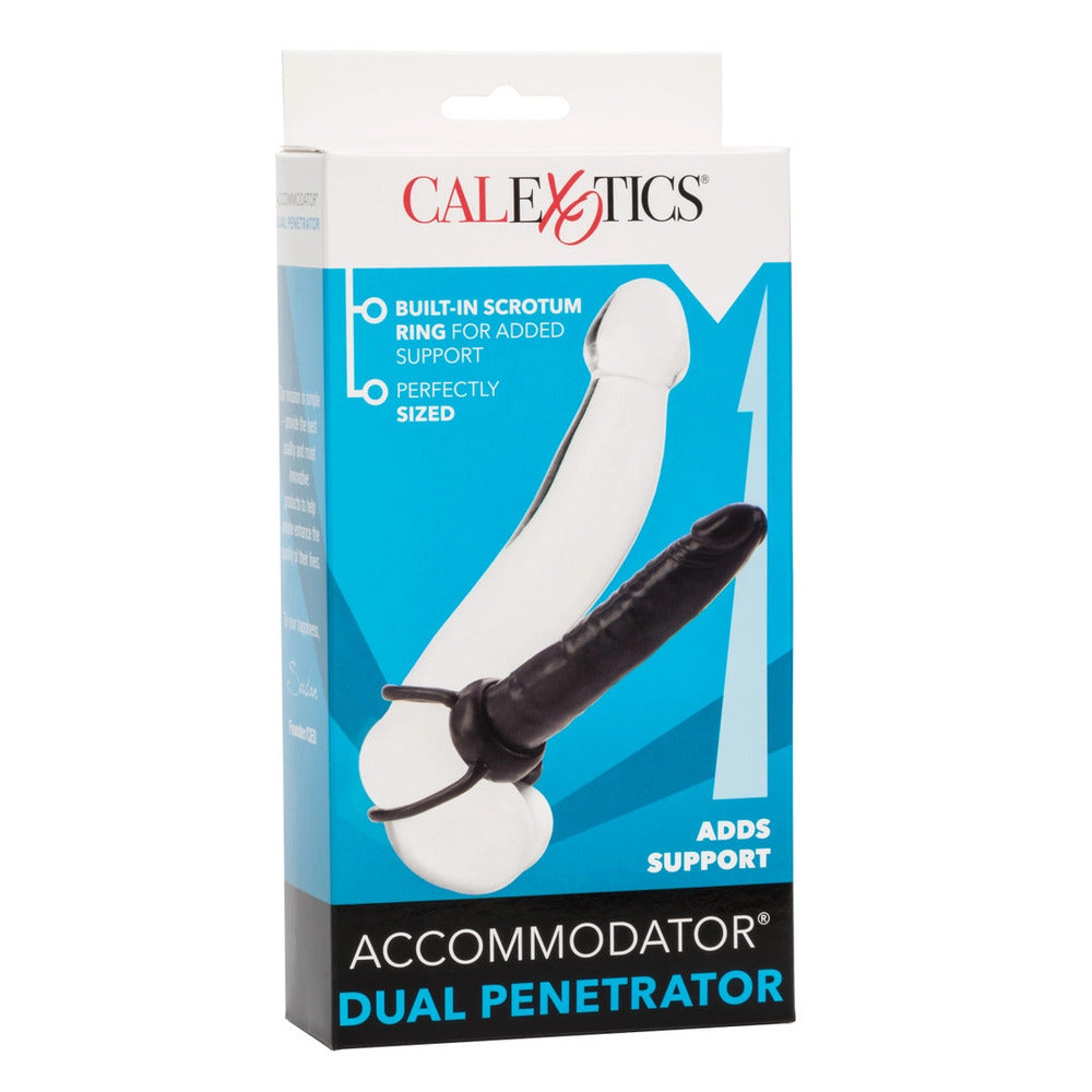 Accommodator Dual Penetrator Black Dildo > Dildos > Strap On Dildos - Tophatter Daily Deals