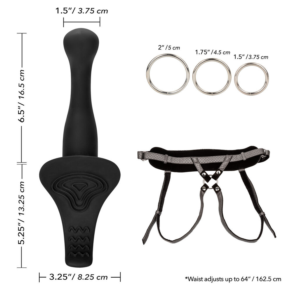 Royal Crotchless Strap On Set With Vibrating Probe Plus > Dildos > Strap On Harnesses - Tophatter Daily Deals