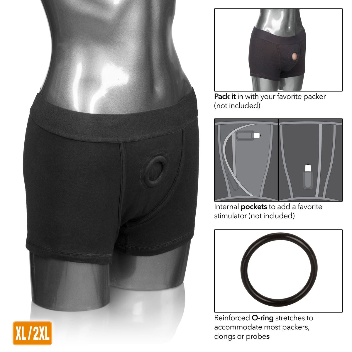 Packer Gear Boxer Brief Harness Harnesses - Tophatter Daily Deals