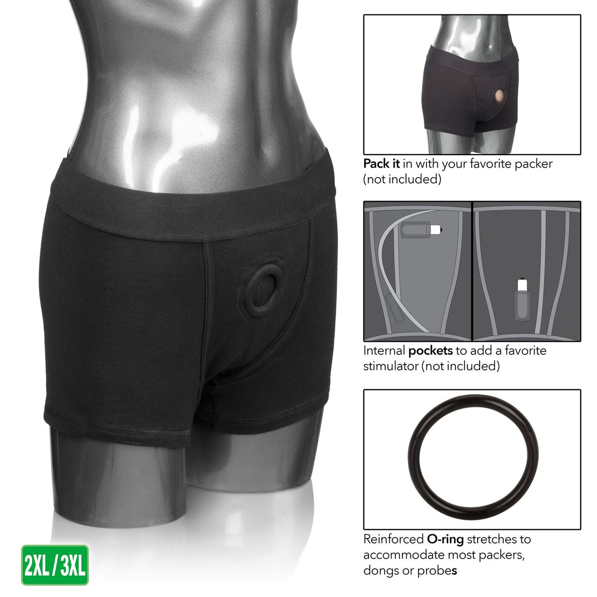 Packer Gear Boxer Brief Harness Harnesses - Tophatter Daily Deals